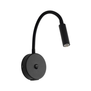 LAGOS BLACK KINKIET 1 USB