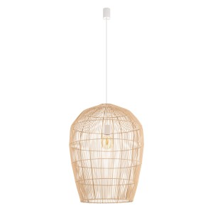 Lampa wisząca Haiti L naturalne drewno 1 pkt E27 - Nowodvorski