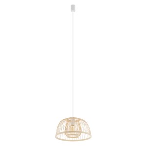Lampa wisząca Krabi naturalne drewno 1 pkt E27 - Nowodvorski