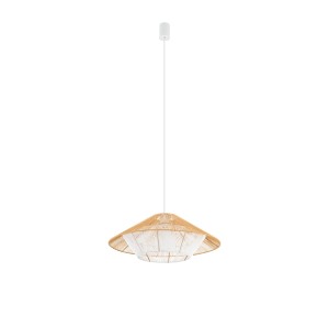 Lampa wisząca Japandi S naturalne drewno 1 pkt E27 - Nowodvorski
