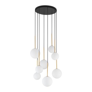 Lampa wisząca Karo czarny 8 pkt G9 - Nowodvorski