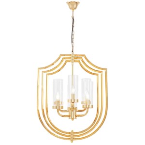 NOWOCZESNA LAMPA WISZĄCA ZŁOTA MEGI W6