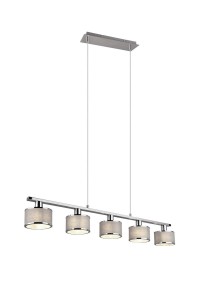 Lampa wisząca Kaprun srebrny i odcienie srebra E14 311600506 - Trio