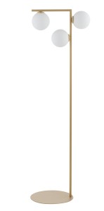 Lampa Podłogowa Złoty Beż Sigma 33340