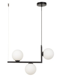 Lampa Wisząca Andy 3 Zwis Czarny Sigma 33609