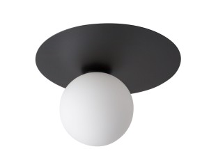 Plafon Kinkiet Argon 1 Koło Czarny Plafon Sigma 33263