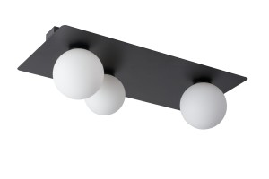 Plafon Argon 3 Prostokąt Czarny Plafon Sigma 33279