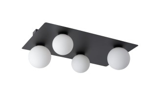 Plafon Argon 4 Prostokąt Czarny Plafon Sigma 33282