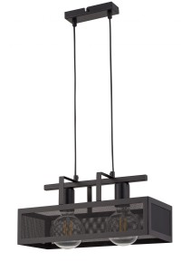 Lampa Wisząca Albert 2 Lampa Wisząca Czarny Sigma 32175