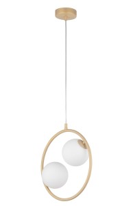 Lampa Wisząca Aqua 2 Lampa Wisząca Złoty Beż Sigma 33412