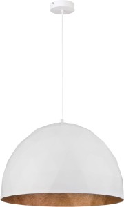 Lampa Wisząca Diament L Biały Miedziany Lampa Wisząca Sigma 31370