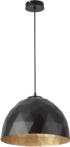 Lampa Wisząca Diament M Czarny Złoty Lampa Wisząca Sigma 31371