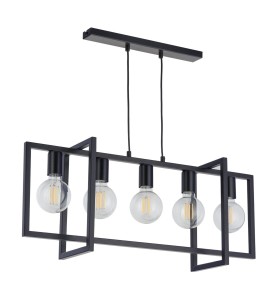 Lampa Wisząca Eden 5 Lampa Wisząca Czarny Sigma 32237