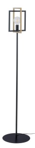 Lampa Podłogowa Czarny Złoty Sigma 50253