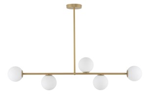 Lampa Wisząca Gama 5 Złoty Beż Lampa Wisząca Sigma 33334