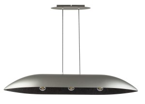 Lampa Wisząca Gondola L Srebrny Czarny Sigma 40642
