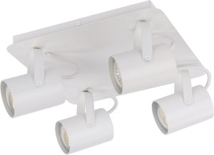 Plafon Spot Kamera 4 Biały Plafon Spot Sigma 32554
