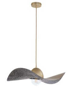 Lampa Wisząca Kapello M Złoty Czarny Nakrapiany ? 55Cm Lampa Wisząca Sigma 32349