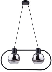 Lampa Wisząca Linda 2 Lampa Wisząca Czarny Sigma 31892