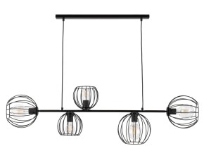 Lampa Wisząca Madam 5 Czarny Lampa Wisząca Sigma 32372
