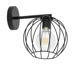 Kinkiet Madam Kinkiet Ścienny Czarny Sigma 32373