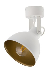 Plafon Mars Plafon 1 Biały Złoty Sigma 32267