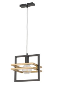 Lampa Wisząca Merci 1 Lampa Wisząca Czarny Złoty Sigma 32386