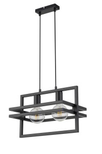 Lampa Wisząca Merci 2 Lampa Wisząca Czarny Sigma 32391