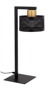 Lampka Biurkowa Off Czarny Złoty Sigma 50233