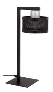Lampka Biurkowa Off Czarny Srebrny Sigma 50234