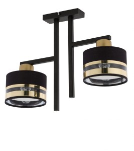 Plafon Pro 2 Plafon Czarny Złoty Sigma 32149