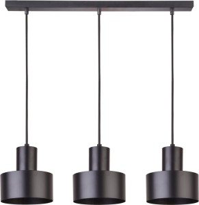 Lampa Wisząca Rif 3 Lampa Wisząca Prosty Czarny Sigma 30899