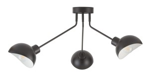 Plafon Roy 3 Plafon Czarny Biały Sigma 32431