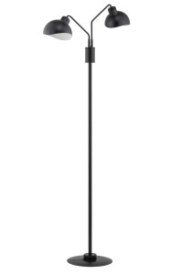 Roy Lampa Podłogowa Czarny Biały Sigma 50328