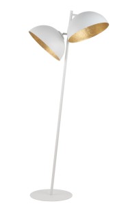Lampa Podłogowa Biały Złoty Sigma 50335