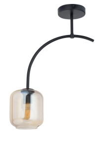 Plafon Shine 1 Plafon Czarny Bursztynowy Sigma 32240