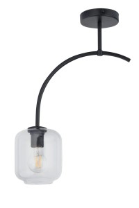 Plafon Shine 1 Plafon Czarny Transparentny Sigma 32241