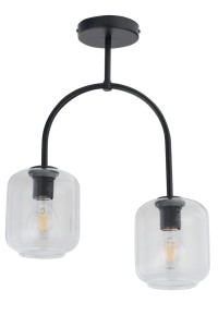 Plafon Shine 2 Plafon Czarny Transparentny Sigma 32243