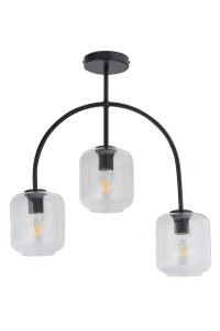 Plafon Shine 3 Plafon Czarny Transparentny Sigma 32245