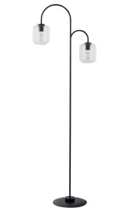 Lampa Podłogowa Shine  Czarny Transparenty Sigma 50256