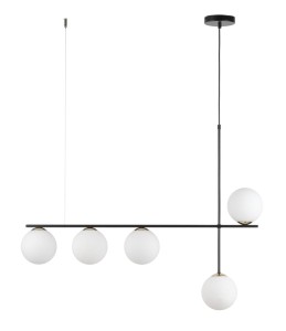 Lampa Wisząca Silia 5 Czarny Sigma 33694