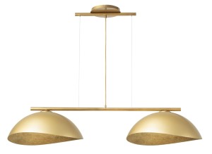 Lampa Wisząca Solar 2 M Złoty Klosz Złoty Sigma 40574