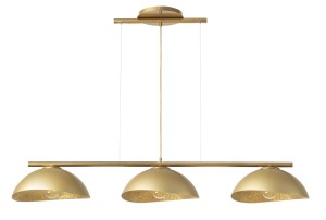 Lampa Wisząca Solar 3 S Złoty Klosz Złoty Sigma 40576