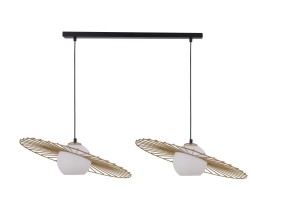 Lampa Wisząca Sol 2 Czarny_ Złoty Lampa Wisząca Sigma 32039