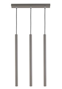 Lampa Wisząca Sopel 3 Prosty Srebrny Lampa Wisząca Sigma 33400