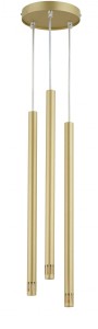 Lampa Wisząca Sopel Laser 3 Złoty Lampa Wisząca Sigma 33256