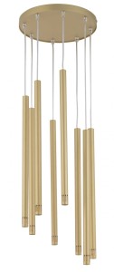 Lampa Wisząca Sopel Laser 8 Złoty Lampa Wisząca Sigma 33233