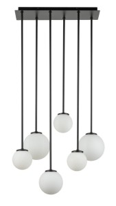 Plafon Tulia 6 Długi Biały Sigma 33499