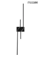 MOOSEE lampa ścienna ROCHE 100 czarna
