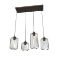 Lampa wisząca Emibi VANDER 4 BL